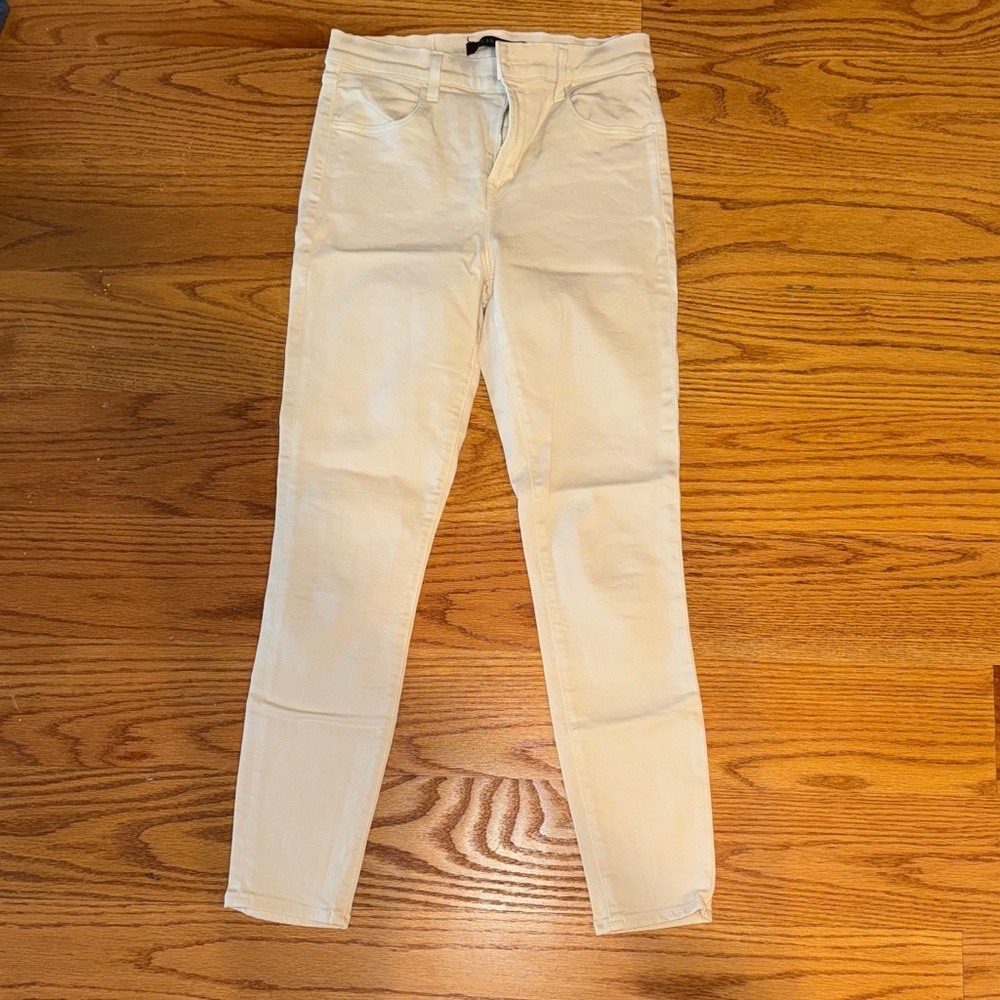 J Brand Women's Alana Cream Jeans